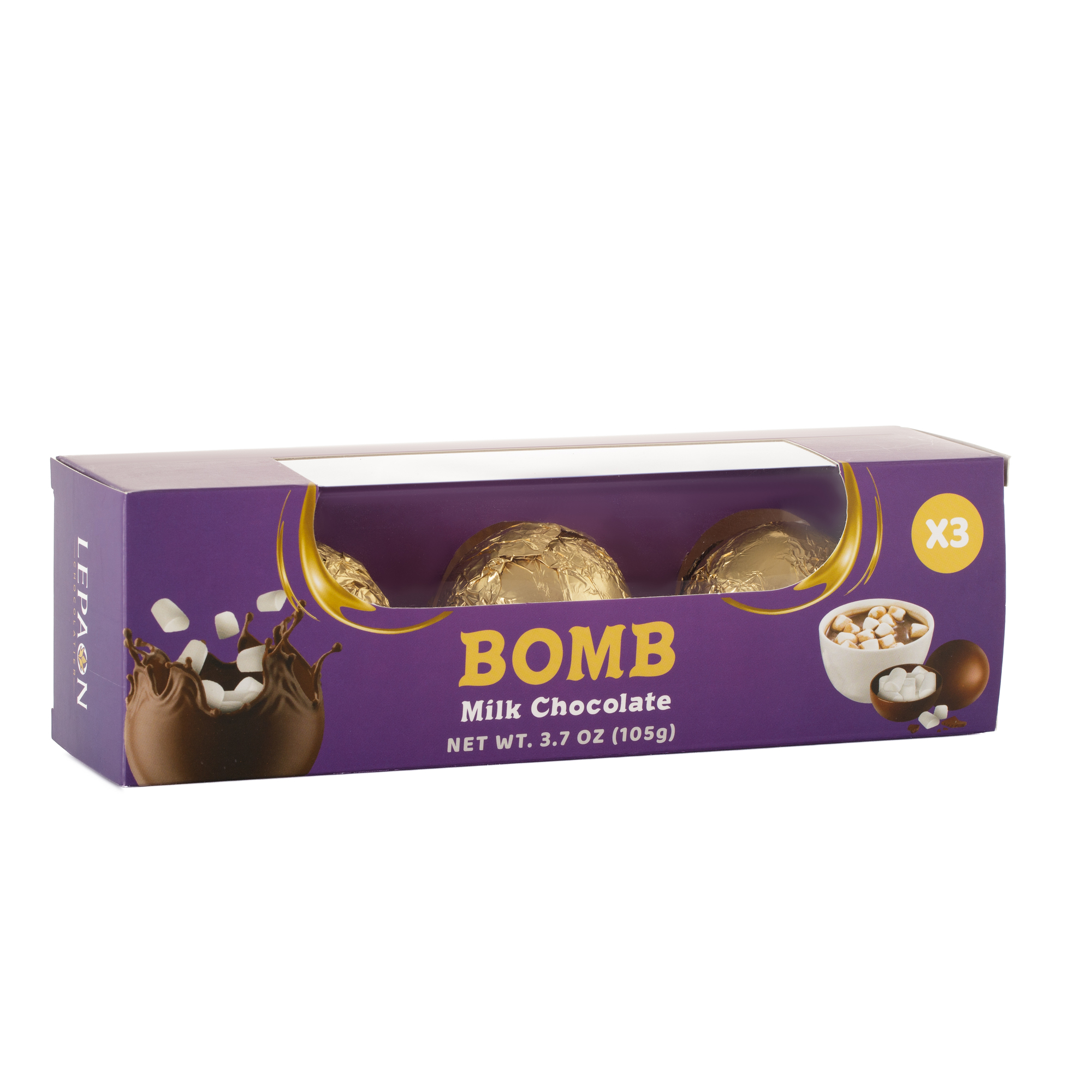 3-ball chocolate Bomb