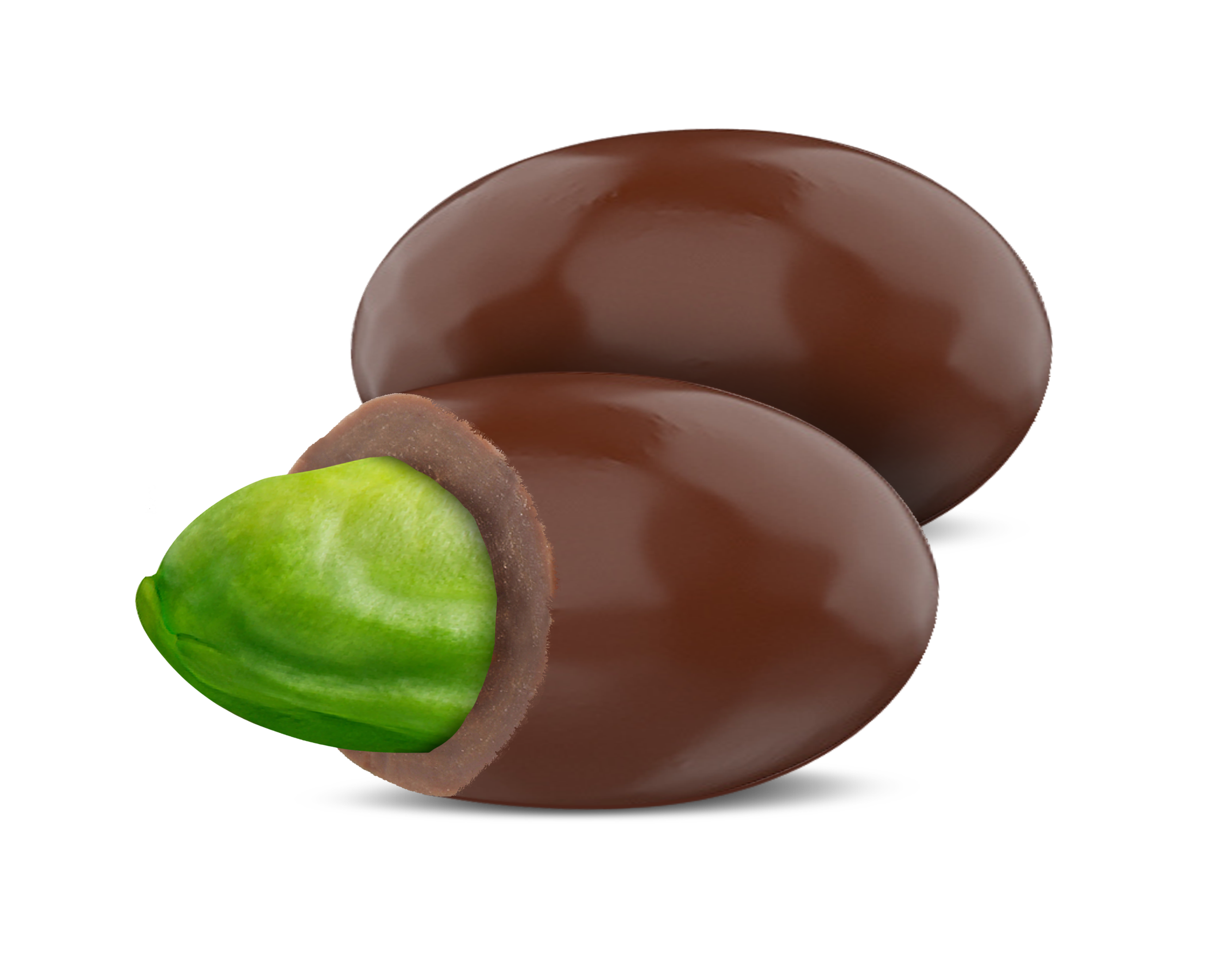 Dark chocolate coated pistachio